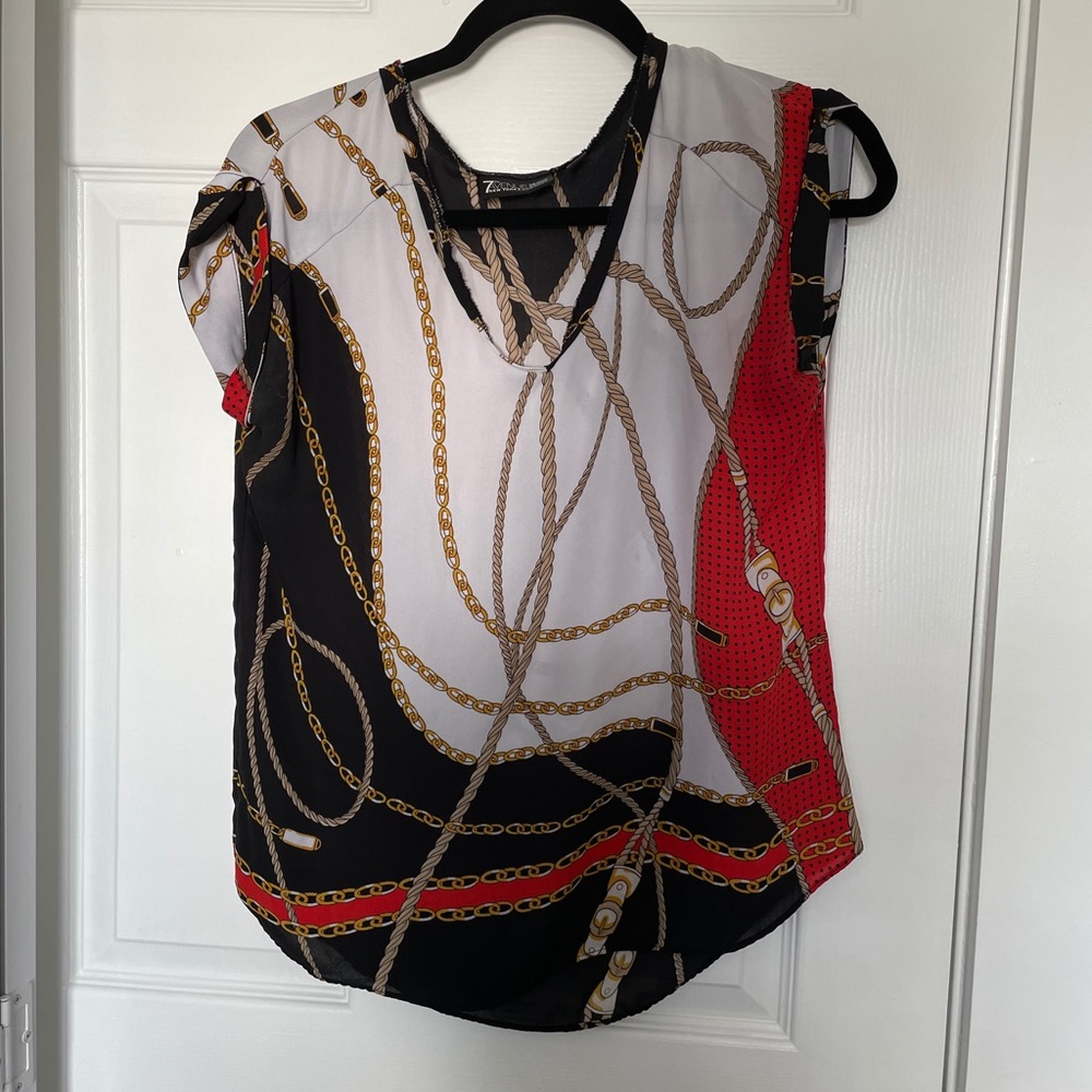 Multicolored Blouse Size XS